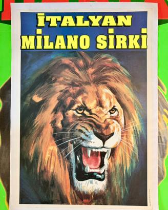 Poster originale - Italian Milano Sirki Poster Vin