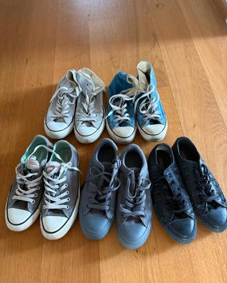 Stock Converse AllStar 5 pezzi tg. 39
