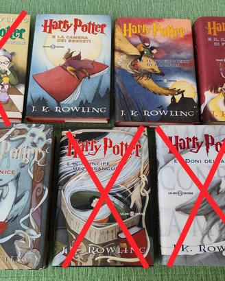 Collezione libri Harry Potter 2-3-4-5 Salani
