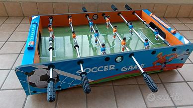 Calcio Balilla da tavolo con aste rientranti