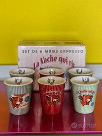 Set Tazzine caffè La Vache qui rit