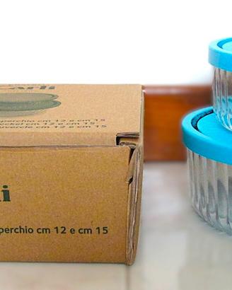 Contenitore in vetro BORMIOLI FRIGOVERRE 2 pezzi