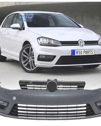 PARAURTI ANTERIORE VOLKSWAGEN VW GOLF 7 12-17 LOOK