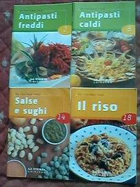 Libri cucina "Cucchiaio d'argento" e altri opuscol