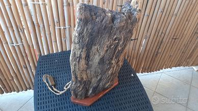 LAMPADA CON LEGNO 