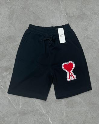 Shorts Pantaloncini Ami Paris Ami de Cœur neri