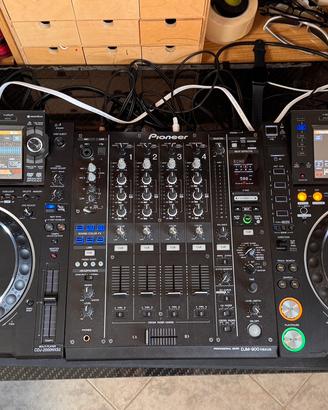 CDJ-2000NXS2 + DJM-900NXS + Flight Case zomo