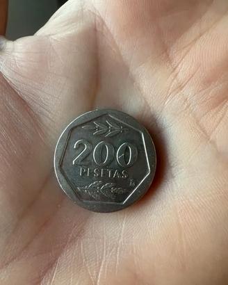 Moneta 200 Pesetas Spagna 1987 - Juan Carlos I
