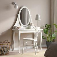 Consolle per make up con specchio ovale IKEA