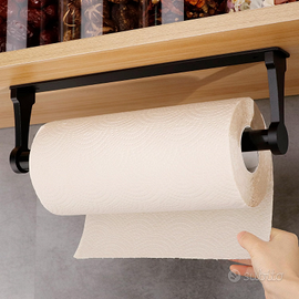 Portarotolo da cucina senza foratura, porta carta 
