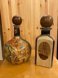 Bottiglie in vetro rivestite