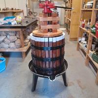 grande TORCHIO da uva restaurato cestello 60cm