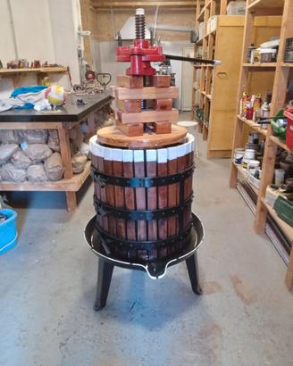grande TORCHIO da uva restaurato cestello 60cm