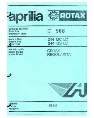 Catalogo ricambi motore Aprilia 244 MC LC
