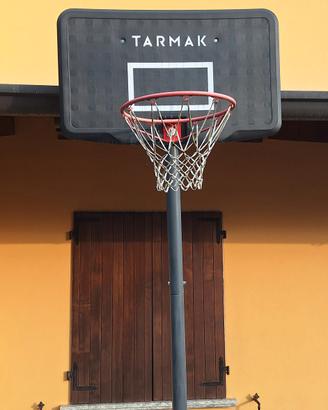 canestro regolabile con base + pallone