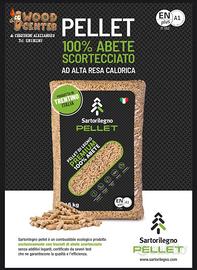 77 sacchi PELLET ENPLUS A1 decortecciato