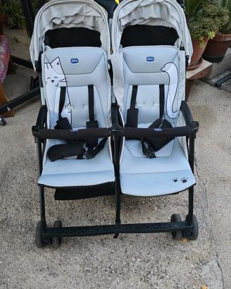 passeggino gemellare chicco 