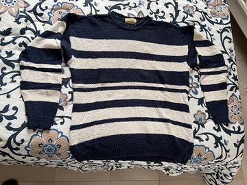 Maglione Green Leaves tg L