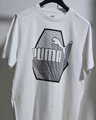 Maglietta T-Shirt Puma Uomo Bianca - Taglia L