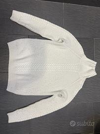 Maglione Collo Alto Bianco Baker's 1995 - Taglia M