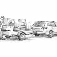 Noleggio carrello/trasporto carichi