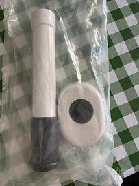 Geberit tubo e borchia attacco retro wc