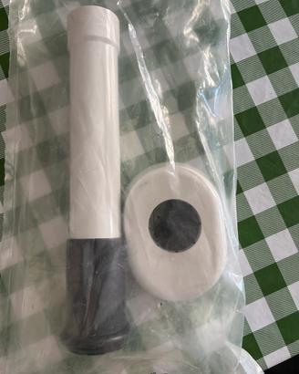 Geberit tubo e borchia attacco retro wc