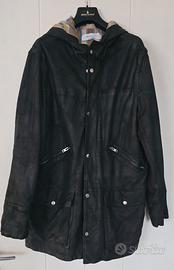 Parka in pelle