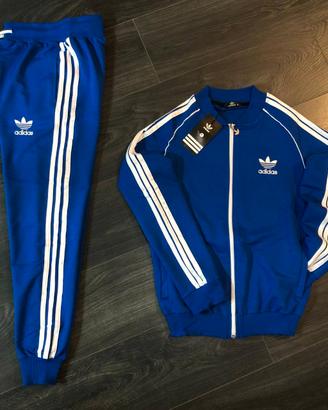 tuta adidas blue xxl nuova cartellinata 