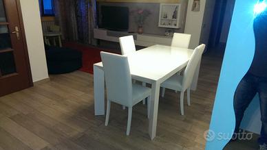 Tavolo Bianco Allungabile Wood Mondo Convenienza