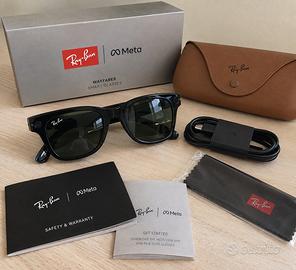 ray ban meta wayfarer donna M neri