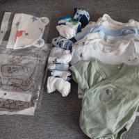 abbigliamento completo BIMBO 0-8 mesi