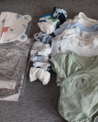 abbigliamento completo BIMBO 0-8 mesi