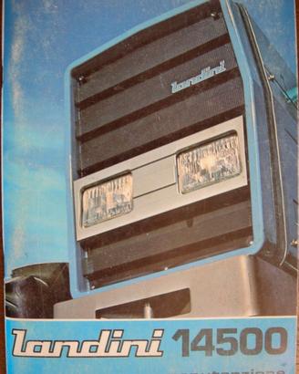 Manuale uso e manutenzione trattore Landini 14500