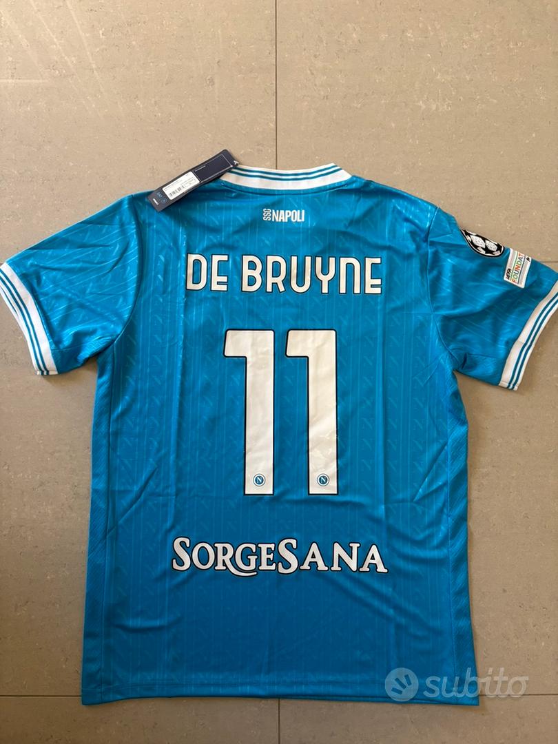 ナポリ DE BRUYNE 11 EA7 X-LARGE Maglia SSC Napoli Home, De Bruyne 11 Taglia L, UCL - Sports