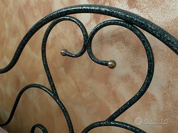 Letto, struttura in ferro come da foto,