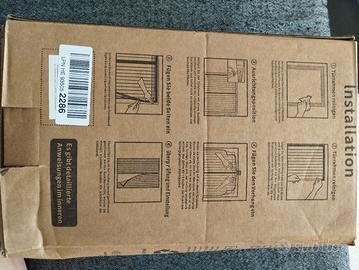 zanzariera con calamita nera