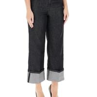 jeans donna nero Camomilla taglia 42