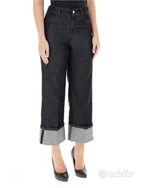 jeans donna nero Camomilla taglia 42