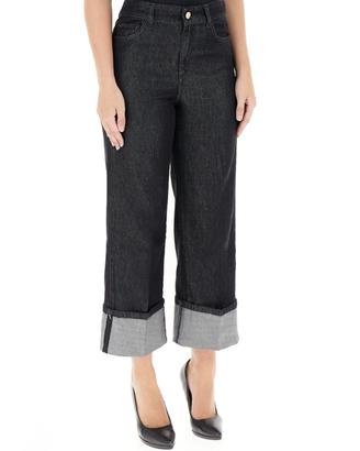 jeans donna nero Camomilla taglia 42