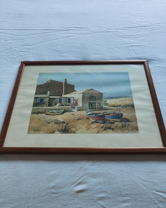 Quadro riproduzione vintage A. Casale serie 3