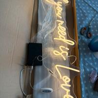 Insegna led per matrimonio