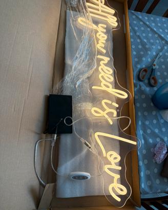 Insegna led per matrimonio