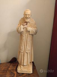 Manufatto di padre pio fatto a mano 80 cm
