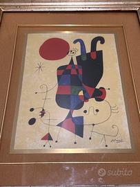 Joan Mirò. Serigrafia polimaterica