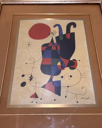 Joan Mirò. Serigrafia polimaterica