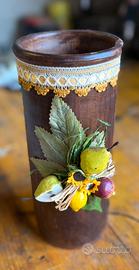 Porta bicchieri floreale