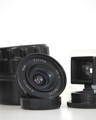 Russar Mr-2 20mm F5.6 M39 + mirino KMZ