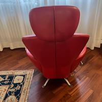 Poltrona Dodo pelle rossa  Cassina