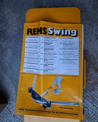 Curatubi manuale REMS Swing con valigetta e access